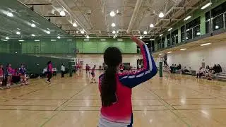 (Set 1) Trinity Fire vs Chela and Chamo Vertical Volleyball Bay Area Blizzard Tampa Florida CCVV #4k