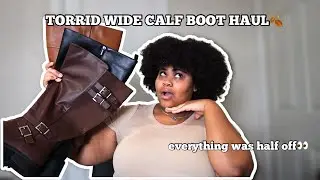 TORRID WIDE CALF BOOT HAUL #plussizeedition #widecalfboots #torrid