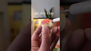 air dry clay ideas for beginners 🐡🌷✨🌱 | #airdryclay #clay