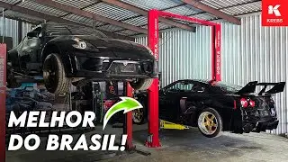 Montando o melhor elevador automotivo do BRASIL na minha oficina!!! (KREBS KB10 SERIES)