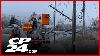 Hydro crews working to restore power across the province