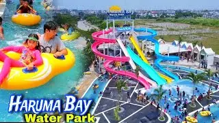 Kolam Renang Murah Banyak Perosotan nya - HARUMA BAY WATERPARK BEKASI