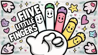 Five Little Fingers 👋 | Fun Finger Play Song for Kids | Toddler Learning Rhyme&rdquo;