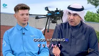 Interview with Austin Geyer &ndash; Discussion About Drone Cleaning Company On Good Morning Kuwait show
