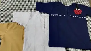 Baby boy kurta style  shirt  cuting and stitching tutorial Urdu  _ Hindi