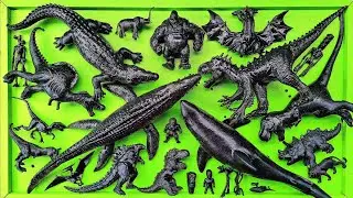 Dinosaurus Jurassic World Dominion : T-Rex, Siren Head, Kingkong, Giganotosaurus Skibidi, Godzilla