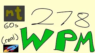 TYPING WORLD RECORD - 278 WPM for 60 seconds
