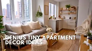 Genius Tiny Apartment Decor Ideas That Make Small Spaces Look Huge & Stylish