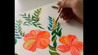 How to - one stroke painting for beginners. Let&rsquo;s paint together.