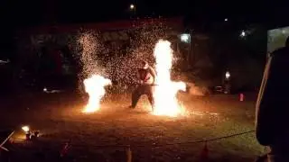 Sparkling Staff Poi Druckluft OB