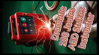 Dramatic 200 Joules AED strikes First Aid Instructor