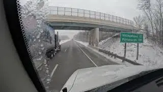 Wintery road drive to a swap out. T880 #kenworth #truck
