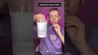 Unbelievable Milk Magic Trick 🧐 tutorial 🎩🤫 #shorts #viral  #magic #trending