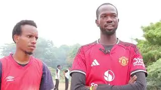 NOMINATED MP UMULKHEIR HARUN STANDS WITH GARISSA YOUTH BASKETBALL  PLAYERS
