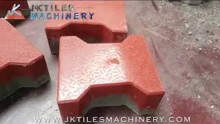 Paver block demoulding process | how to demould Paver Mould From Plastic or rubber mould .