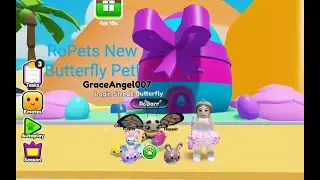 RoPets Update New Butterfly Pet! Hatching Eggs & Making Evolved Pony!