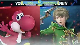 SocaSmash 164 Ultimate Singles: LuckyTheAlmond (Robin) vs Yoshua (Yoshi) Winners Quarters