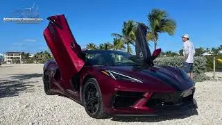 Slide Show, Mobile Installer Eikon Motorsports | Corvette C8 Convertible vertical lambo doors kit