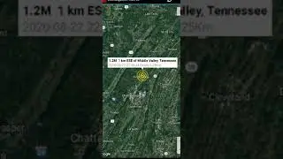 1.2 Earthquake Middle Valley, Tennessee 8-22-20