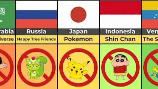 Banned Cartoon Episodes (By Country)