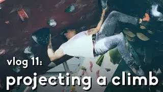 Projecting a bouldering problem step by step at Cliffs of ID | vlog 11