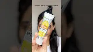 #ad Garnier Bright Complete Serum Cleanser #sanchari #garnier  #youtubeshorts @GarnierIndia