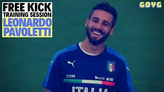 FREE KICK TRAINING SESSION WITH LEONARDO PAVOLETTI.