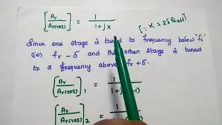 Stagger Tuned Amplifier and Its Derivation