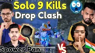 🇮🇳Manya Solo 9 Kills 🥵 Spower Pan 🍳 Pochinki Drop Clash 💣