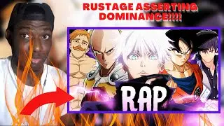 BIG RUSTINO ASSERTING DOMINANCE!! | OVERPOWERED ANIME CHARACTER RAP | 