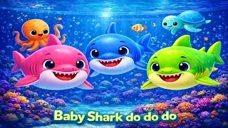 Baby Shark - mommy Shark| DOO DOO DOO |Nursery Rhyme -Kids Song- Colourful Animation@cocotaless1