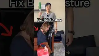 Fix BAD POSTURE With A Broom Stick