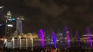 The Fountain of wealth - laser performances @Suntec city Singapore