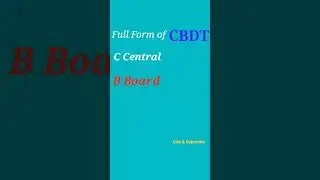 #CBDT #SHORT #SHORTS