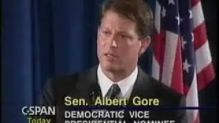 Al Gore explains Clinton Administration policy towards Iraq