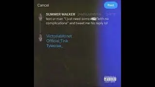 Summer Walker - Girls Need Love (Girls Mix) Ft. Tyla, Tink & Victoria Monet