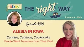eBay Seller Chat w/ Alesia in Iowa: Catalogs, Candles, Cookbooks, Christmas- Things from The Past 🧳
