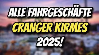 ALLE FAHRGESCH&Auml;FTE auf der CRANGER KIRMES 2025!