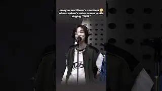 Leehan's voice cracks while singing!🤣 #boynextdoor #leehan #jaehyun #riwoo