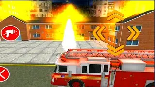 Real Fire Truck Driving Simulator #3- Fire Fighting Truck - Best Android Games - Gameplay Android