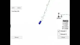 Extended Kalman Filter + fusion of Radar and Laser