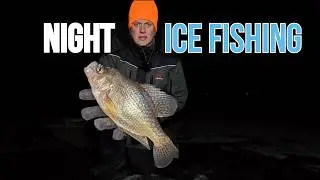 Indiana Ice Fishing - Night Ice Crappie