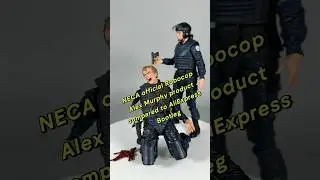 Comparing an Official NECA Robocop Alex J. Murphy to a bootleg version from AliExpress