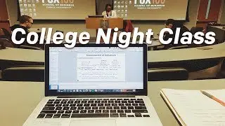 NIGHT CLASSES IN COLLEGE | is it worth it?