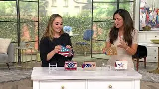 America & Beyond Americana Beaded Coin Pouch on QVC