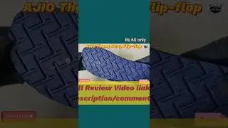 AJIO Flip-Flops | Rs 60 Only #shorts #review #unboxing #video #men #women #amazing #india #ajio