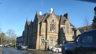 Driving in HOLMFIRTH 🇬🇧🇬🇧. #england #uk #travel #subscribe #holmfirth #driving