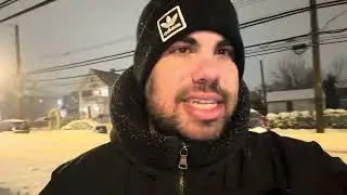 The roads continue to worsen as the snow falls on Staten Island