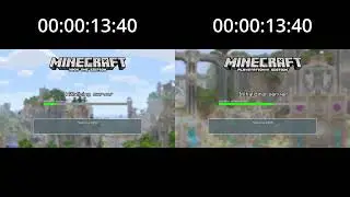 Minecraft: Xbox One vs PS4 - World Creation Time Comparison