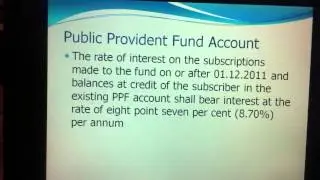 PPF save upto 1.5lacs & enjoy tax free interest maturity 80C 2017-2018